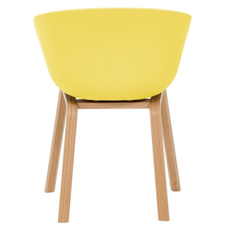 Пластиковый стул Желтый
